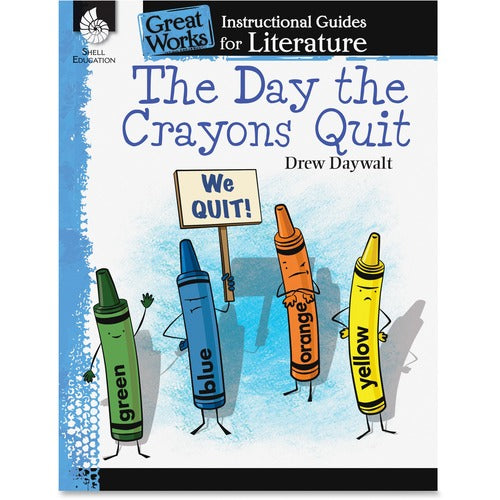 Shell Education SHL40015 The Day the Crayons Quit Instructional Guide Printed Book by Drew Daywalt