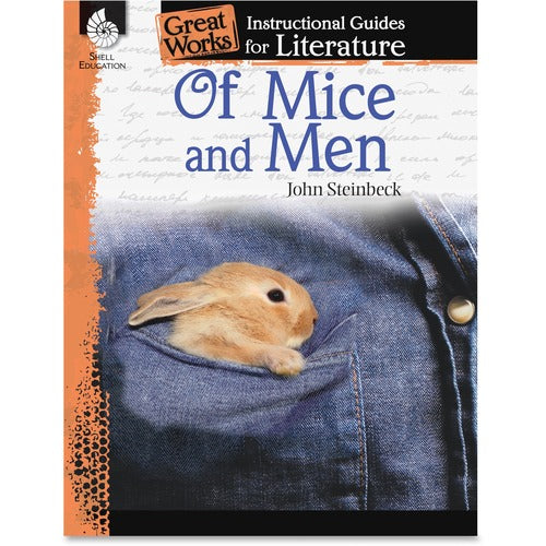 Shell Education SHL40300 Grade 9-12 Of Mice/Men Instruction Guide Printed Book by John Steinbeck