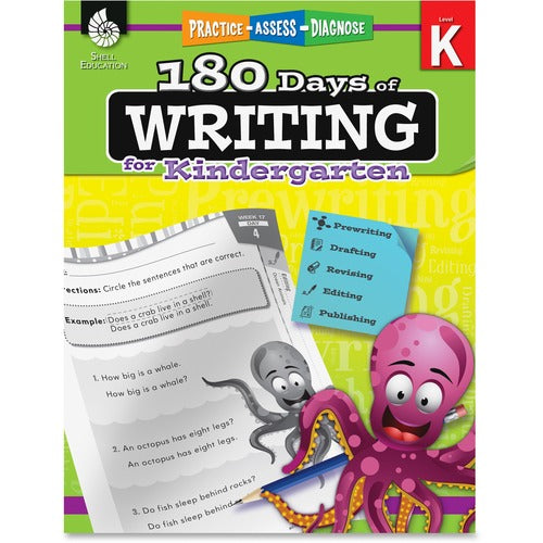Shell Education SHL51523 Grade K 180 Days of Writing Book Printed Book