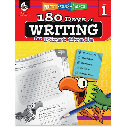 Shell Education SHL51524 1st Grade 180 Days of Writing Book Printed Book