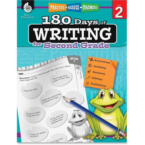 Shell Education SHL51525 2nd Grade 180 Days of Writing Book Printed Book