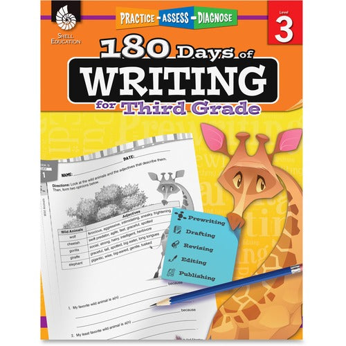 Shell Education SHL51526 3rd Grade 180 Days of Writing Book Printed Book