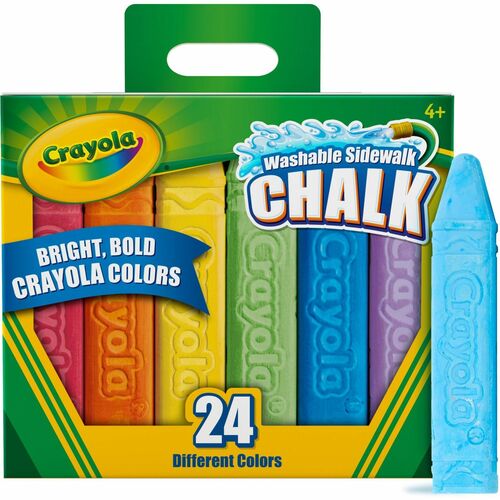 Crayola CYO512024 Washable Sidewalk Chalk