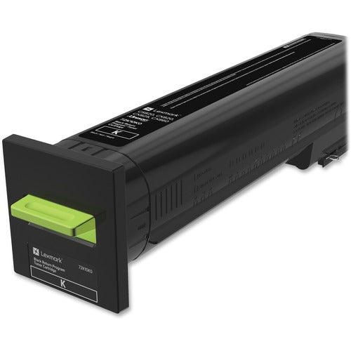 Lexmark LEX72K10K0 Unison Original Toner Cartridge - Black - Laser - Standard Yield - 8000 Page