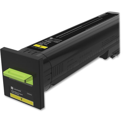 Lexmark LEX72K10Y0 Unison Original Toner Cartridge - Yellow - Laser - Standard Yield - 8000 Page