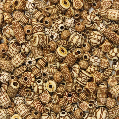 Creativity Street PAC3259 Mixed Bone Beads