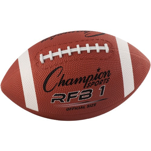 Champion Sports CSIRFB1 Official Size Rubber Football