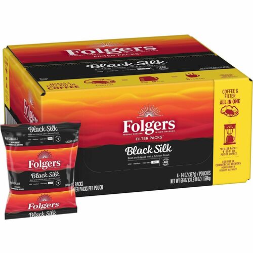 Folgers® FOL00016 Filter Pack Black Silk Coffee