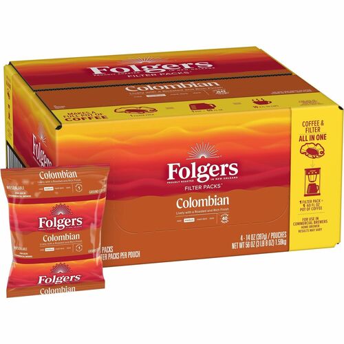 Folgers® FOL10107 Filter Pack Colombian Coffee