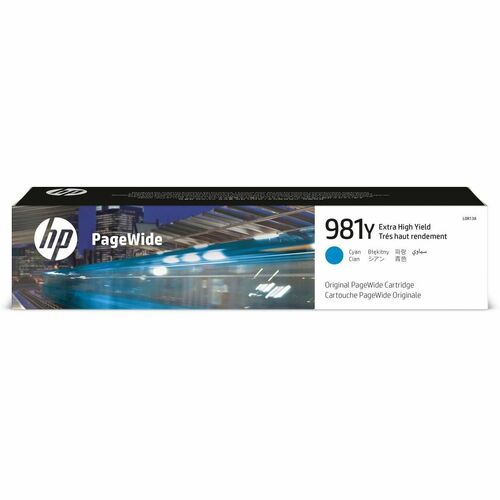 HP HEWL0R13A 981Y (L0R13A) Original Extra High Yield Page Wide Ink Cartridge - Cyan - 1 Each