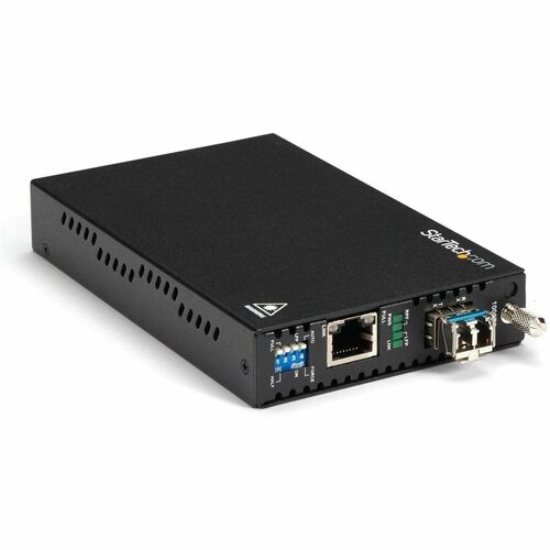 StarTech.com STCET91000SM10 Gigabit Ethernet Copper-to-Fiber Media Converter - SM LC - 10 km