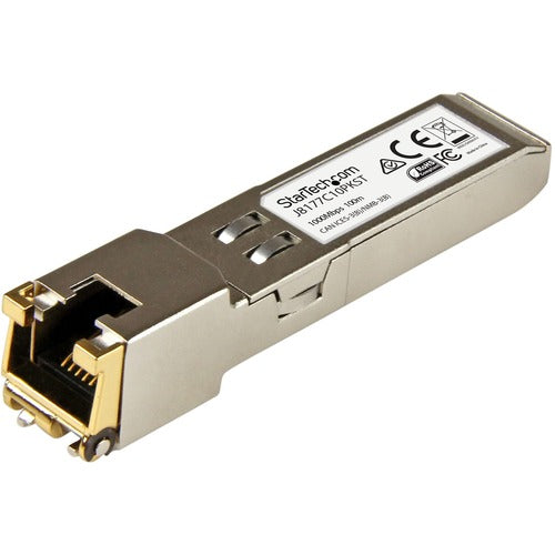 StarTech.com STCJ8177C10PKST HP J8177C Compatible SFP Transceiver Module - 1000BASE-T - 10 Pack