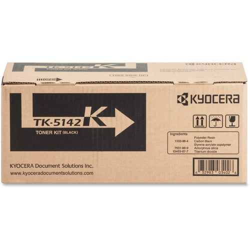 Kyocera KYOTK5142K TK-5142K Original Laser Toner Cartridge - Black - 1 Each
