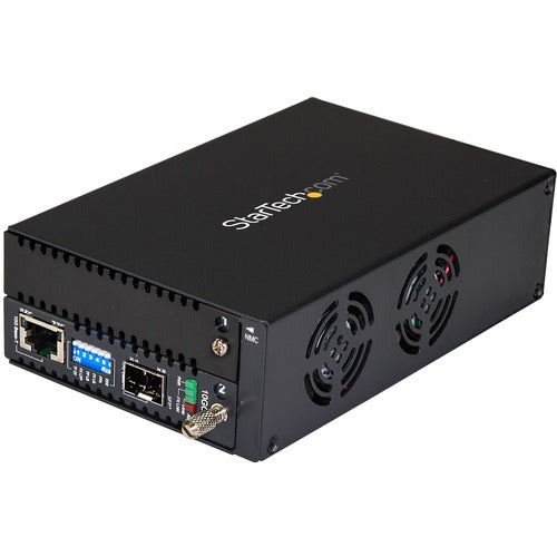 StarTech.com STCET10GSFP 10 Gigabit Ethernet Copper-to-Fiber Media Converter - Open SFP+ - Managed