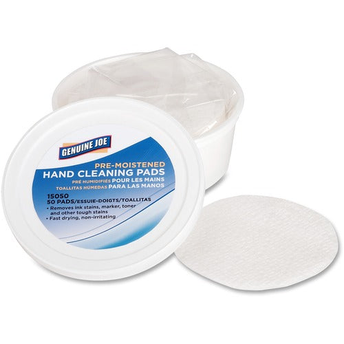 Genuine Joe GJO15050CT Pre-moistened Hand Cleaning Pads