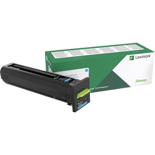 Lexmark LEX82K0HCG Unison Original High Yield Laser Toner Cartridge - Cyan - 1 Each