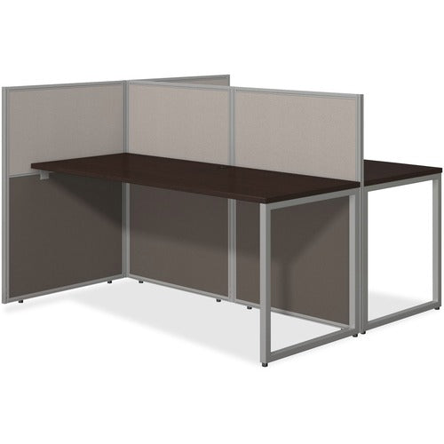 Bush Business Furniture BSHEOD460MR03K Easy Office 60W 2 Person Straight Desk Open Office