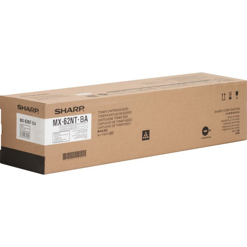 Sharp SHRMX62NTBA MX62NTBA Original High Yield Laser Toner Cartridge - Black - 1 Each