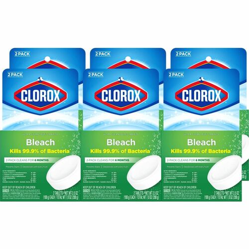 Clorox CLO30024CT Ultra Clean Toilet Tablets Bleach