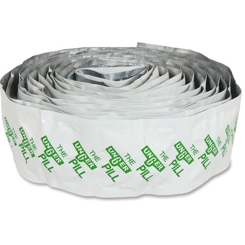 Unger UNGPL500CT The Pill Glass Cleaner Rolls - Tablet - 100 / Roll - 5 / Carton - White