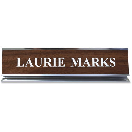 Xstamper XSTK54 Pedestal Aluminum Desk Sign