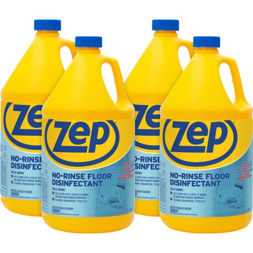 Zep ZPEZUNRS128CT No-Rinse Floor Disinfectant