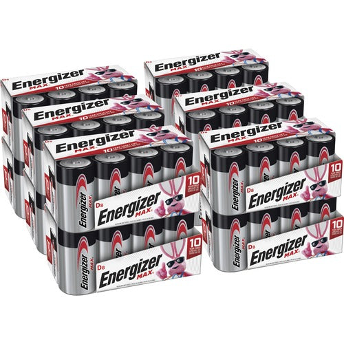 Energizer EVEE95FP8CT MAX Alkaline D Battery 8-Packs