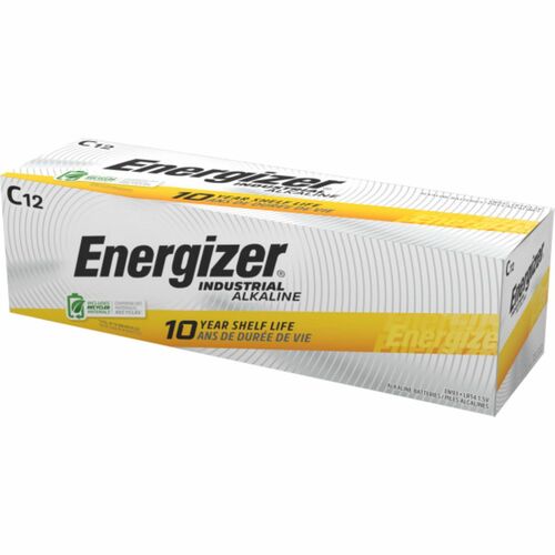 Energizer EVEEN93CT Industrial Alkaline C Battery Boxes of 12