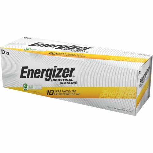 Energizer EVEEN95CT Industrial Alkaline D Battery Boxes of 12