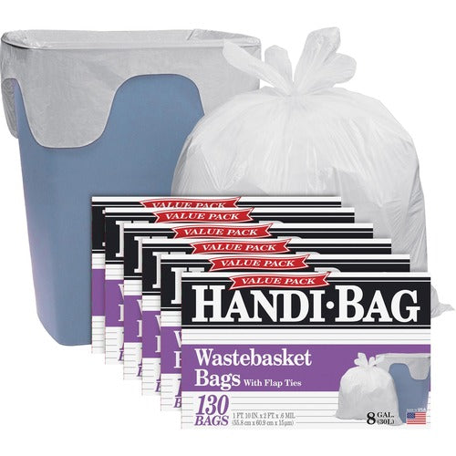 Berry WBIHAB6FW130CT Handi-Bag Wastebasket Bags