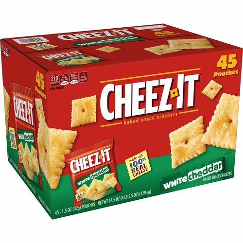Cheez-It KEB10892 White Cheddar Baked Crackers