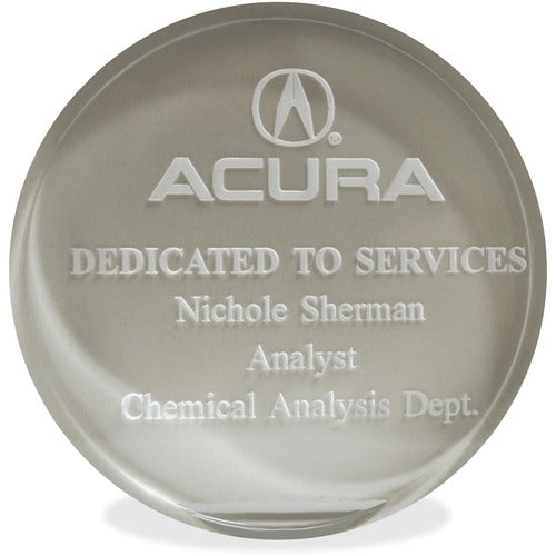 Xstamper XSTA80 Infinity Paperweight Acrylic Award