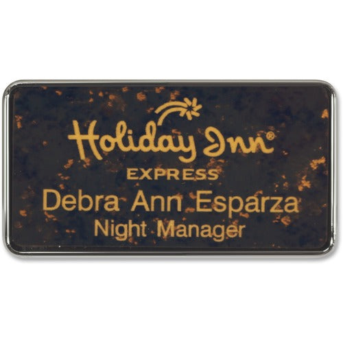 Xstamper XSTJ68 Framed Name Badge With Logo