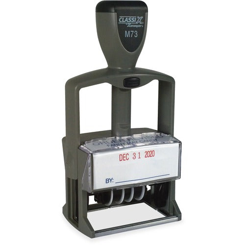 Xstamper XSTM73 ClassiX Self-inking Plastic Date Stamp