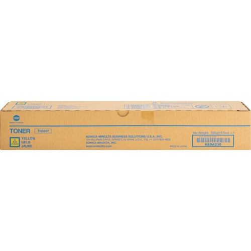 Konica Minolta KNMTN324Y Original Laser Toner Cartridge - Yellow - 1 Each