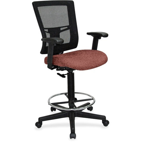 Lorell LLR43100106 Mesh Back Drafting Stool