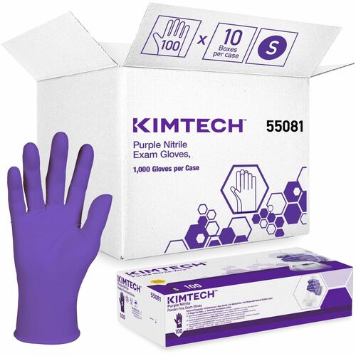 KIMTECH KCC55081CT Purple Nitrile Exam Gloves