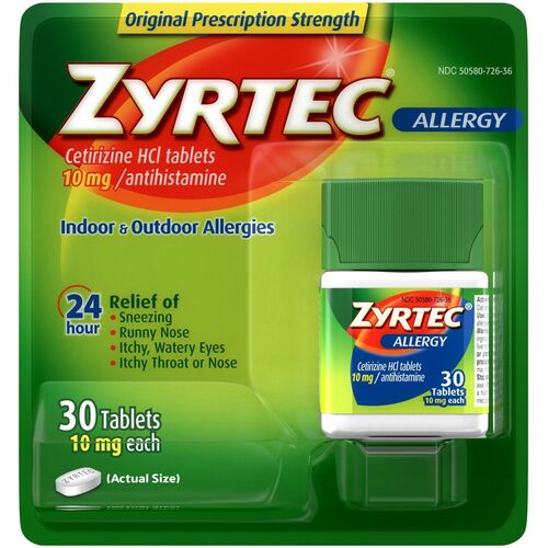 Zyrtec JOJ20436 Allergy Tablets