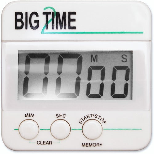 Ashley ASH10210 Big Time Digital Timer - Desktop - For Sports - White, Black