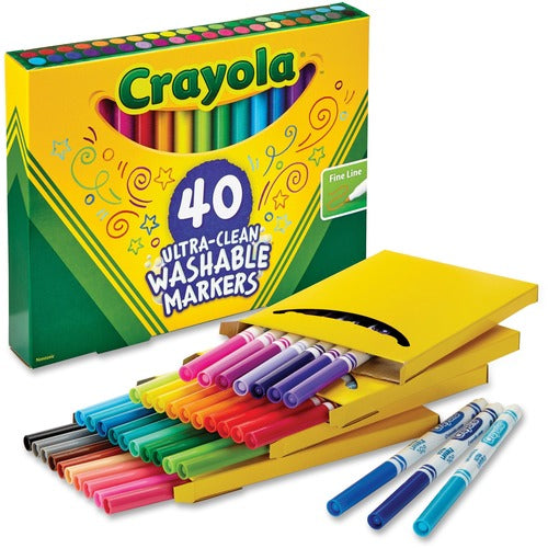 Crayola CYO587861 Ultra-Clean Washable Markers
