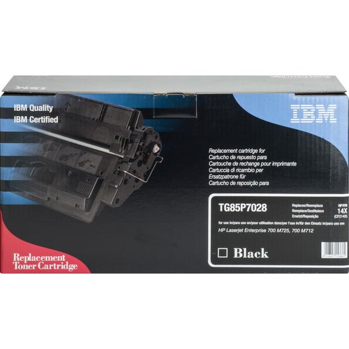 IBM IBMTG85P7028 Remanufactured Toner Cartridge - Alternative For Hp (Cf214X) - Black - Laser - 17500 Page - 1 Each