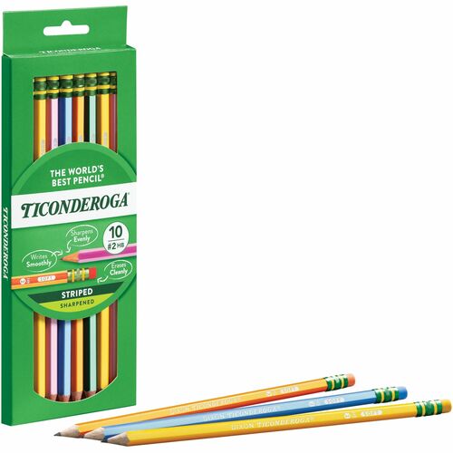 Ticonderoga DIX13910 Pre-Sharpened No. 2 Pencils