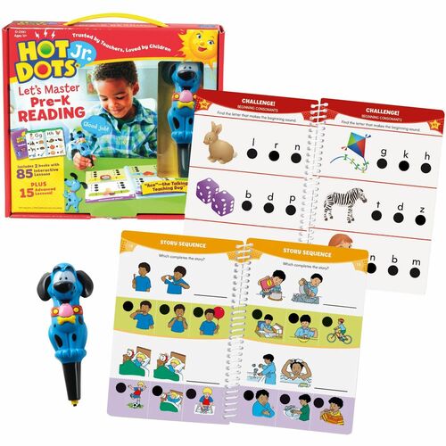 Hot Dots EII2390 Jr Pre-K Reading Set Interactive Printed Book