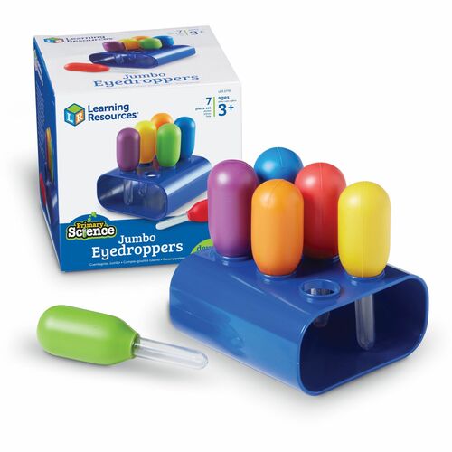 Learning Resources LRNLER2779 Jumbo Eyedroppers Set