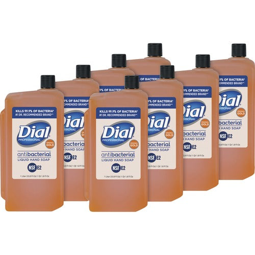 Dial DIA84019CT Gold Antibacterial Liquid Hand Soap Refill