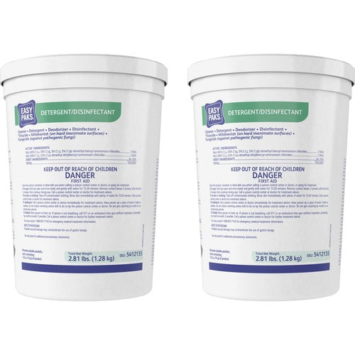 Diversey DVO5412135CT EasyPaks Detergent/Disinfectant