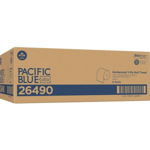 Pacific Blue Ultra GPC26490 High-Capacity Recycled Paper Towel Rolls