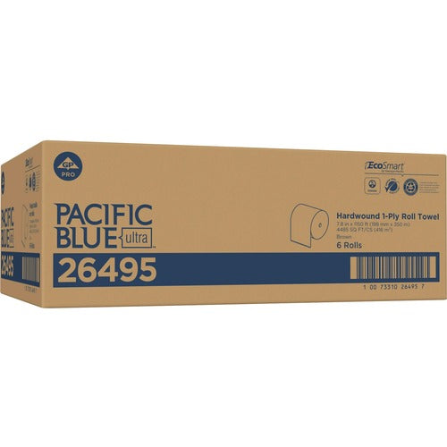 Pacific Blue Ultra GPC26495 High-Capacity Recycled Paper Towel Rolls
