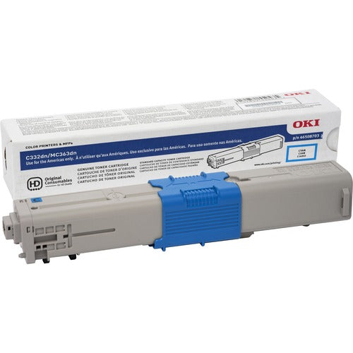 Oki OKI46508703 Original LED Toner Cartridge - Cyan - 1 Each