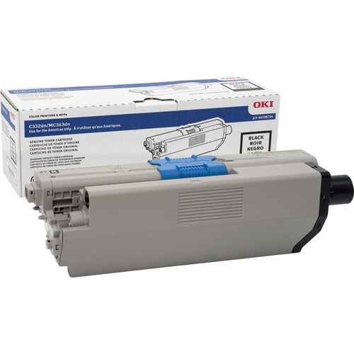 Oki OKI46508704 Original LED Toner Cartridge - Black - 1 Each